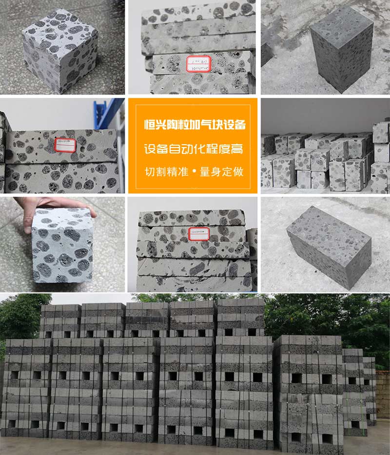 陶粒加氣混(hùn)凝土砌塊 陶(tao)粒加氣混凝(ning)土砌塊